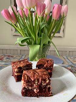 Red Velvet Cheesecake Brownies