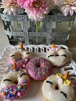 Unicorn Baked Donuts